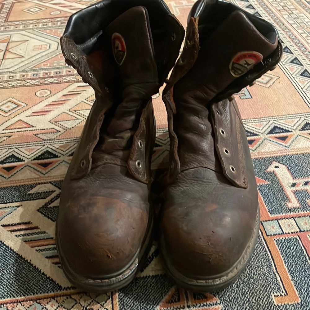 Irish setter steel toe boots mens size 9